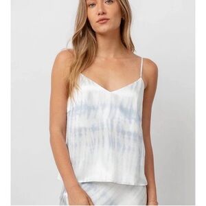 Rails Paola Cami Tank Top Size S In Blue Tide Print EUC